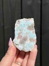 Larimar Half Polished Freeform