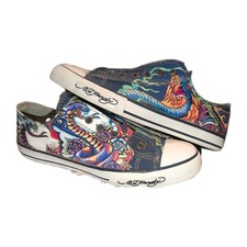 Ed Hardy Shoes Mens 11 Low Top