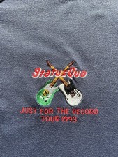 Status Quo Polo T Shirt Rare Rock memorabilia Vintage