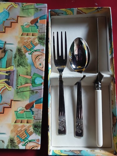 Child cutlery set vintage - cutlery,