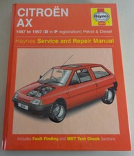 Repair Manual Citroen AX, Year
