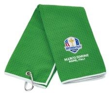 Ryder Cup 2023 Microfibre Tri Fold Golf Towel - Green RRP€21