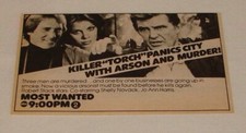 1976 ABC tv ad ~ MOST WANTED