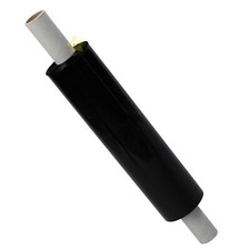 2 ROLLS EXTENDED CORE BLACK PALLET STRETCH SHRINK WRAP PACKING CLING FILM