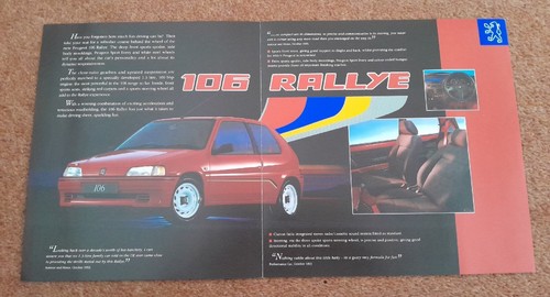Peugeot 106 rallye car - uk,