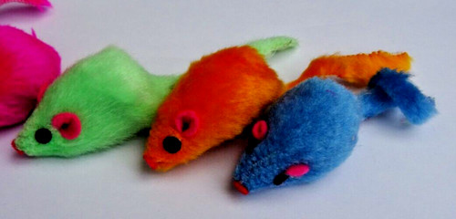 Catnip mice bright coloured - mice,