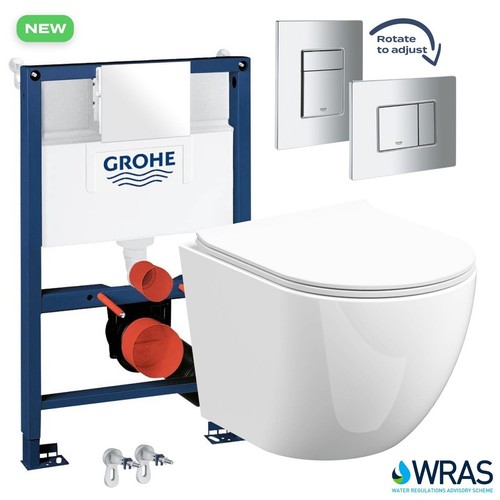 Rimless eco wall hung toilet - eco,