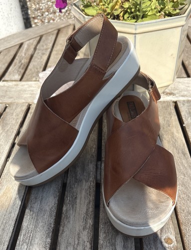 Pikolinos tan brown leather - pikolinos,