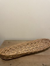 Vintage Wicker Baguette Bread