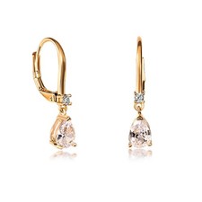 Gold plated small pear shaped - plated,