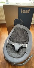 Nuna Leaf Baby Rocker Swing Grey + a FREE Nuna Toy Bar