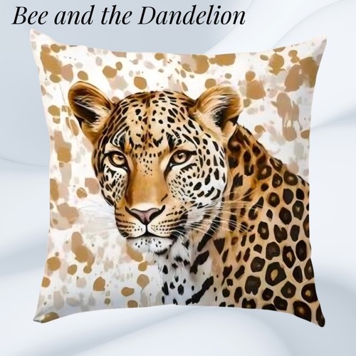 Gorgeous leopard cushion cover - cushion,