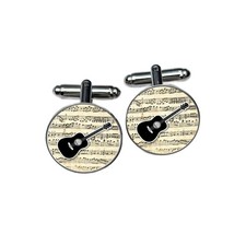 Acoustic Guitar Cufflinks