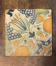 17th Century Dutch Delft Tile