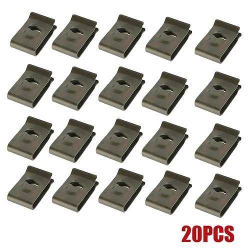 20pcs metal type clips car - u-type,