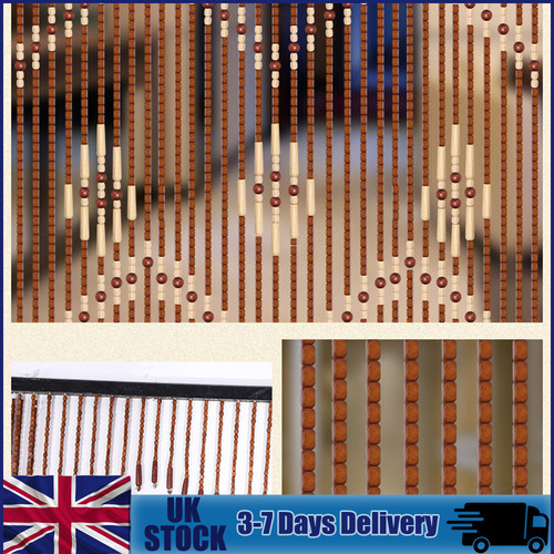 Wooden bead door hanging - bead,