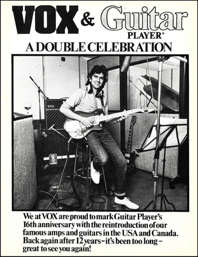 1982 vox guitar amp - vox,