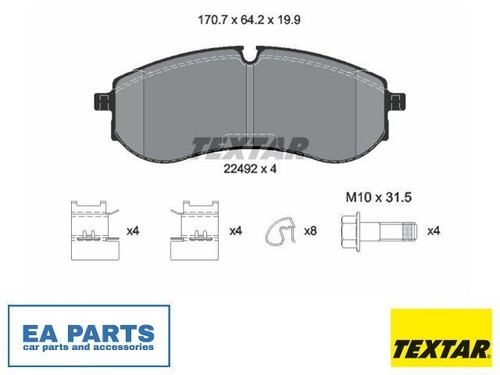 Brake pad set disc - set,, for