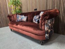 Spink & Edgar By Tetrad Carmen Floral Back Grand Sofa In Lafayette Cider 