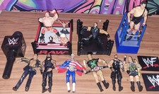 Large lot wrestling wwf wcw - lot,