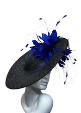 Black Fascinator/Hat with