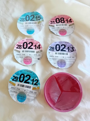 Vintage road tax - road,