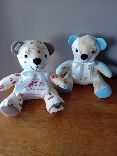 Handmade memory bear - memory,