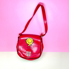 Mr Men Mr Happy Vintage Handbag red PVC Roger Hargreaves Hilmar Manchester