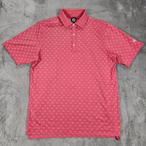 Footjoy shirt mens medium pink - medium,