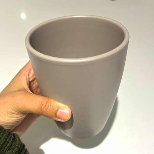 Grey ceramic small - grey,