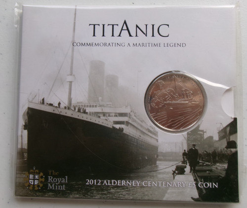 Titanic 2012 royal mint - titanic, £5