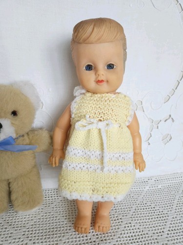 Pedigree doll with moulded - doll,