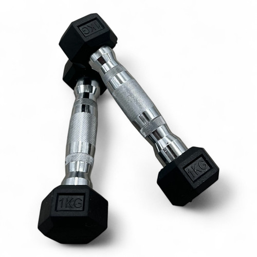 Hex dumbbells cast iron - cast,
