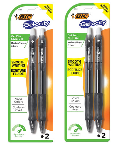 Bic velocity gel retractable - bic,
