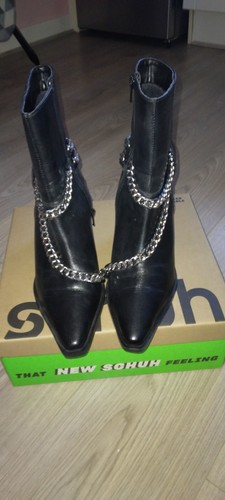 Womens new black leather - womens,
