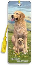 3D Bookmark Yellow Golden
