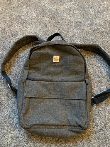 Jack wills grey backpack - jack,