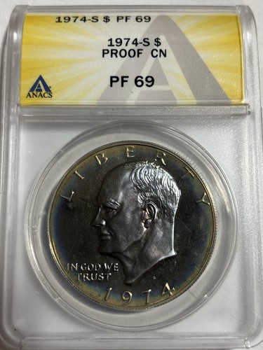 1974 anacs proof cn pf - 1.00,