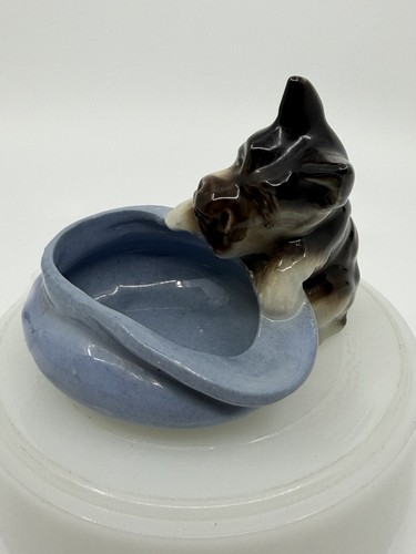 Vintage japanese porcelain dog - japanese,
