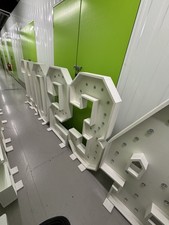 4ft MDF LED marquee Numbers RGB 0-9 + Numb 1