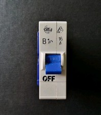 Wylex B16 16A SK Curve B Plug In W/ Base Single Pole MCB Circuit Breaker 16 Amp