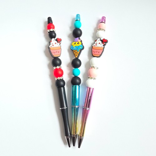Cute ice cream coffee beaded - cute,