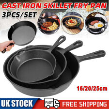 3pc Cast Iron Skillet Set