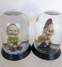 Vintage Whimsical Gnome Snow