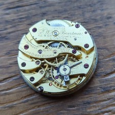 Longines for JW Benson Watch Movement for Parts, Broken Balance (K54)