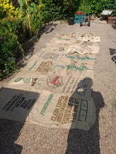 Coffee Sacks Hessian X 16 Lot A