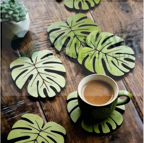 4pcs natural bamboo leaf - 4pcs,