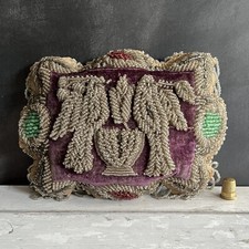 Antique Iroquois Beadwork Pincushion Pair of Love Birds Cushion Native American