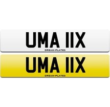 UMA number plate UMA 11X Umar