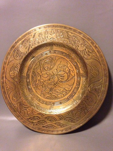 Antique chinese heavy brass - chinese,